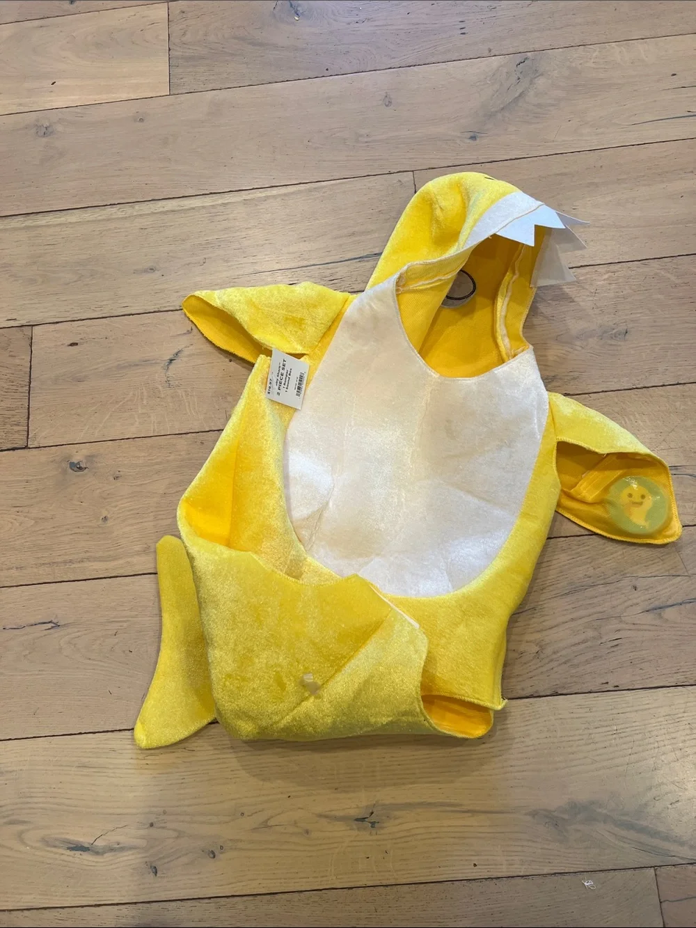 Rubie's Bright Yellow Shark Plush Hooded Kids Costume